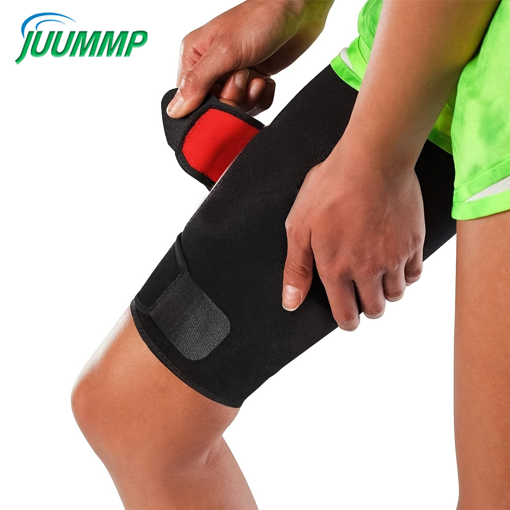 Cycling Quads - 1PCS Thigh Wraps Support, Adjustable Compression