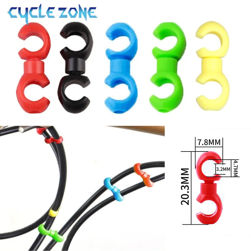 Cycling Gear Holder - 10pcs/set Bike Cross Line Clips S-Shaped