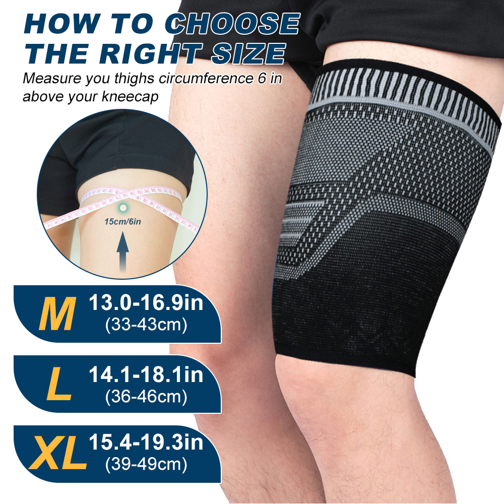 Cycling Quads - 1PCS Sports Thigh Compression Sleeves -
