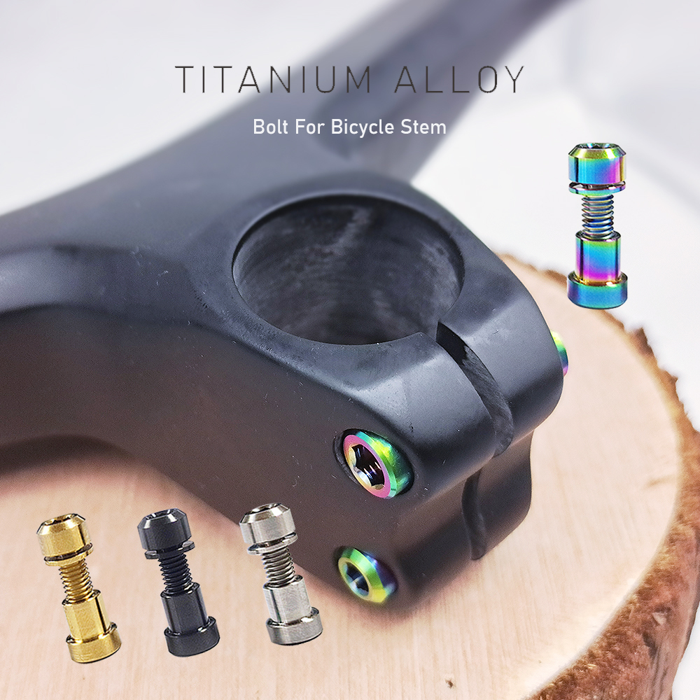 Bike Stem Riser - KRSEC Titanium Alloy TC4 Stem Bolts