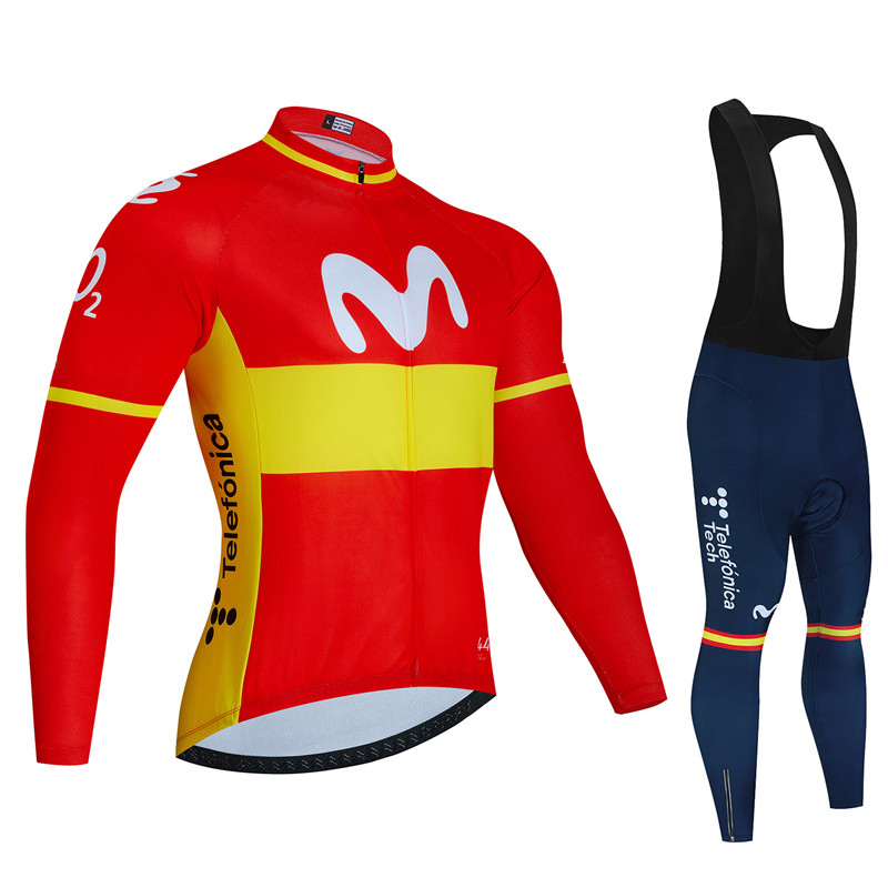 Spain Movistar Autumn Long Sle - Cycling Gear Brands 리뷰 및 가격
