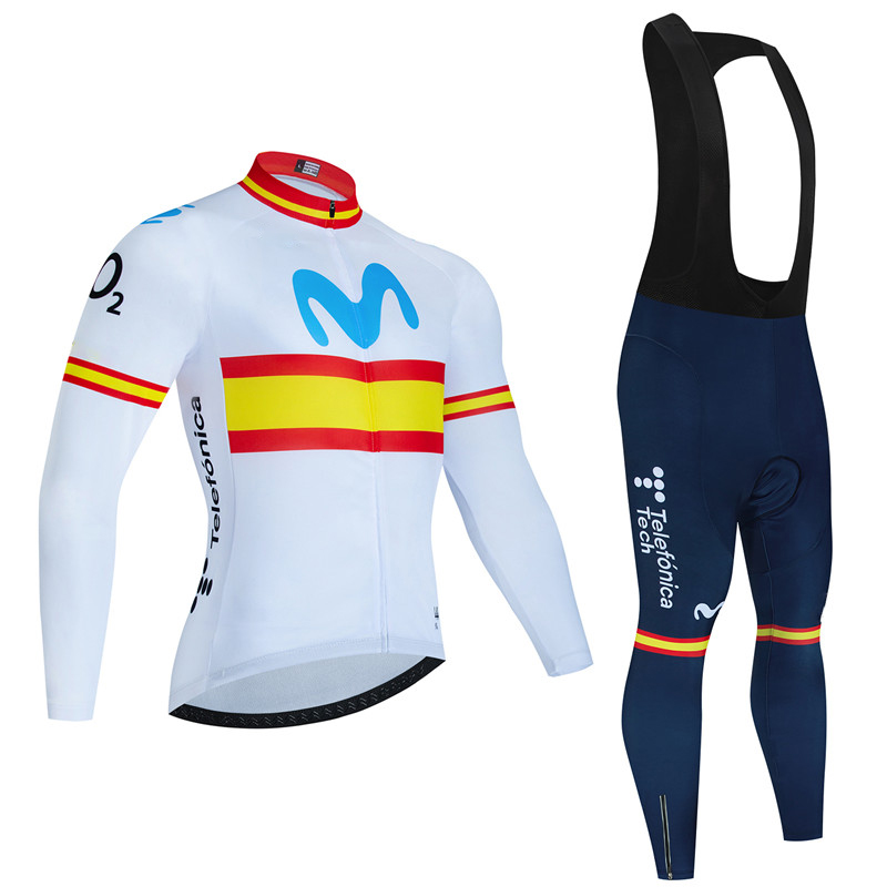 Spain Movistar Autumn Long Sle - Cycling Gear Brands 리뷰 및 가격