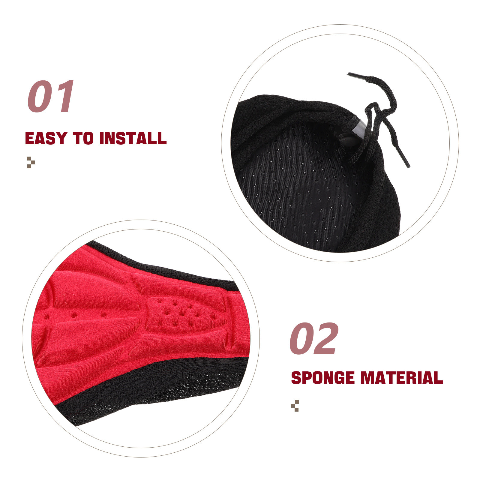 2Pcs Bike Seat Cushion Cover B - Cycling Gears 리뷰 및 가격