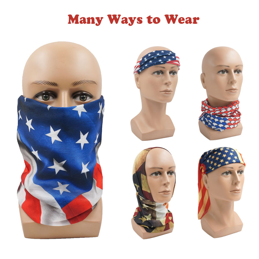 USA Flag Pattern Sun Protectiv - Cycling Gears 리뷰 및 가격