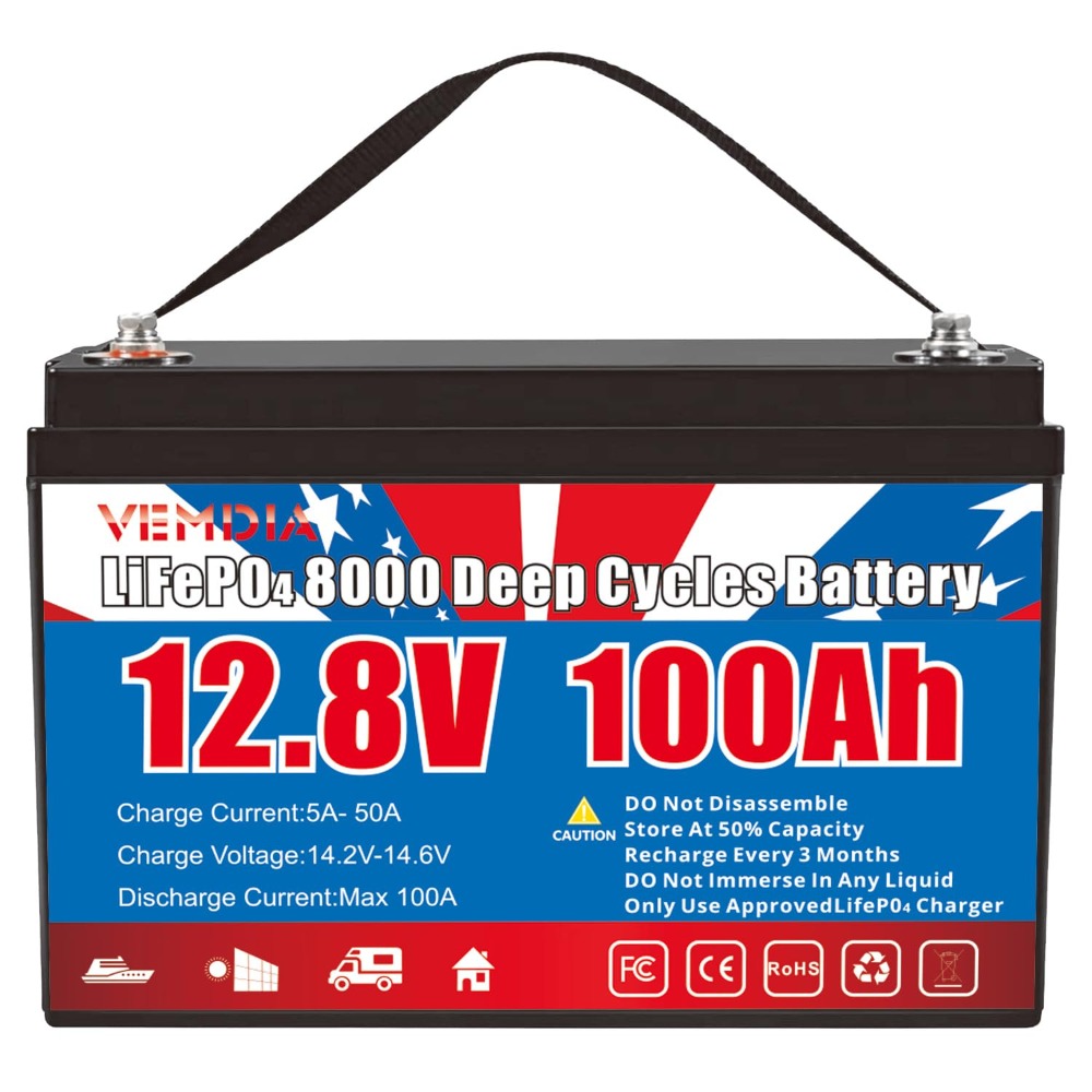 12.8V 100Ah LiFePO4 Battery Bu - Cycling Gears 리뷰 및 가격