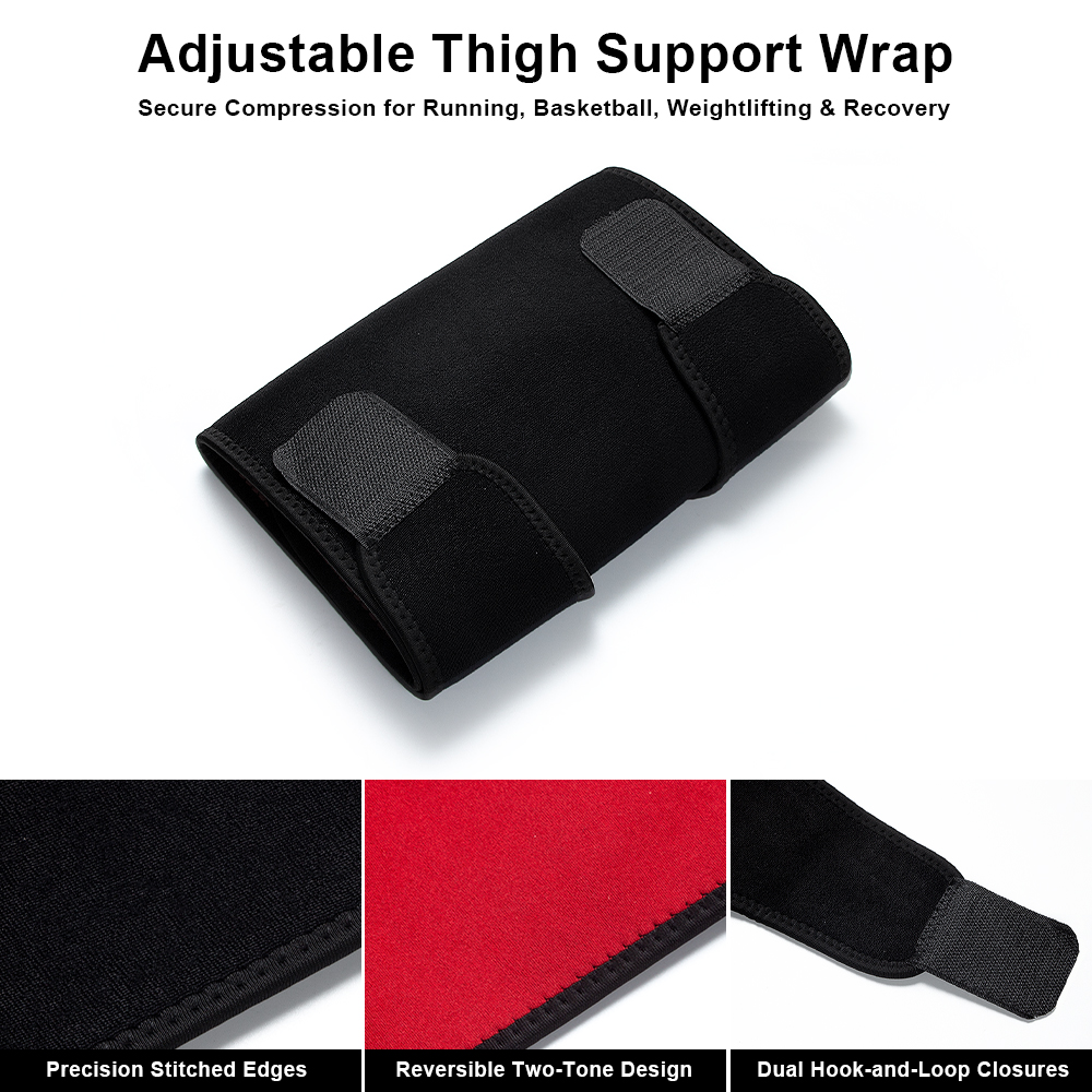 1PCS Thigh Wraps Support, Adju - Cycling Quads 리뷰 및 가격