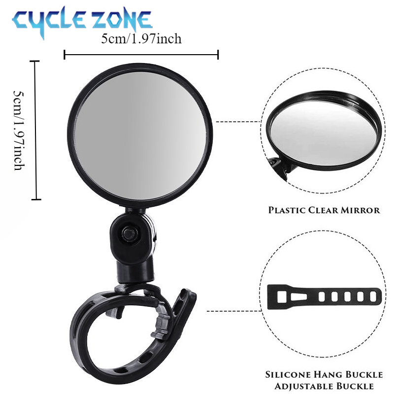 2PCS Bicycle Rearview Mirror 3 - Cycle Zone 리뷰 및 가격