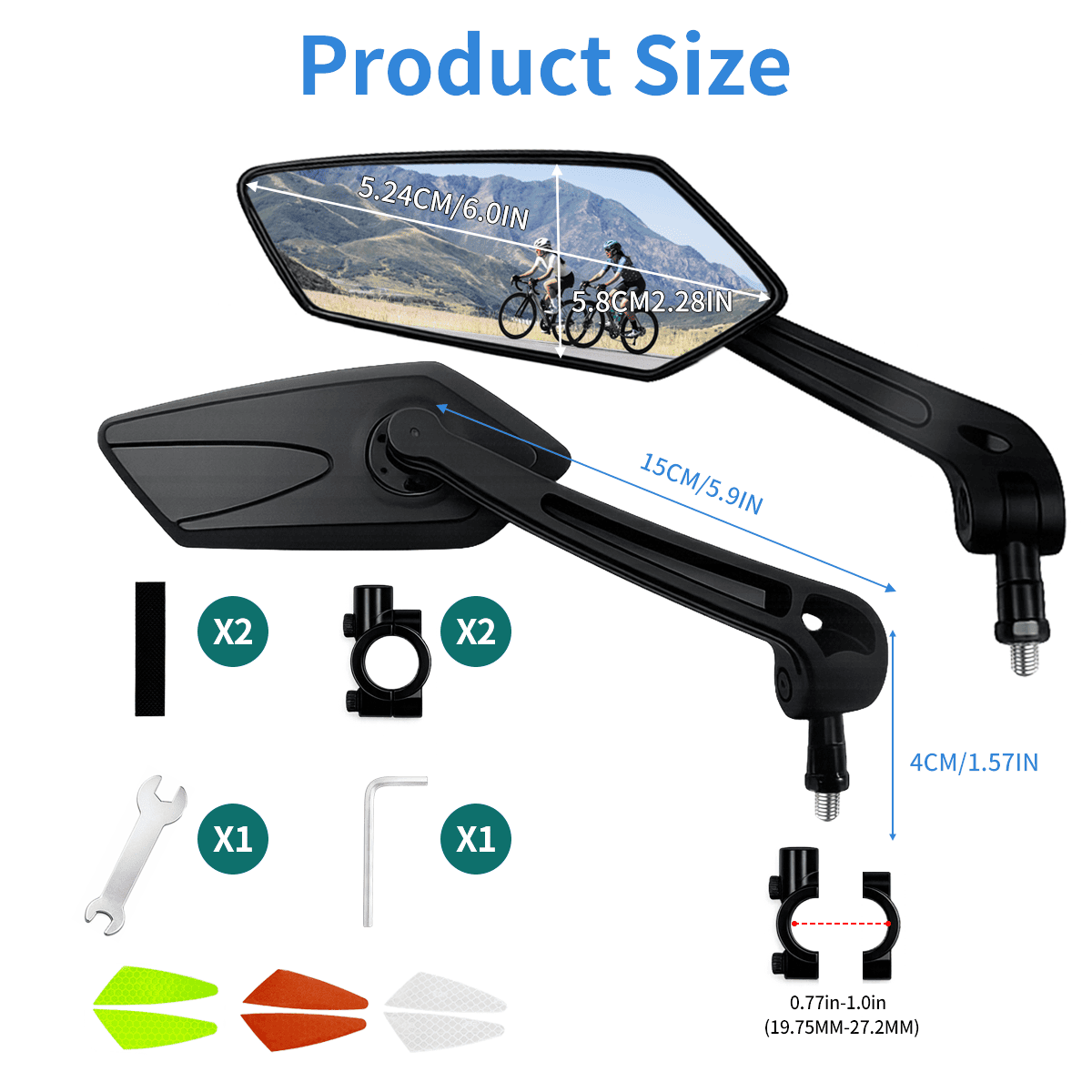 1 Pair Adjustable Handlebar Bi - Cycle Zone 리뷰 및 가격