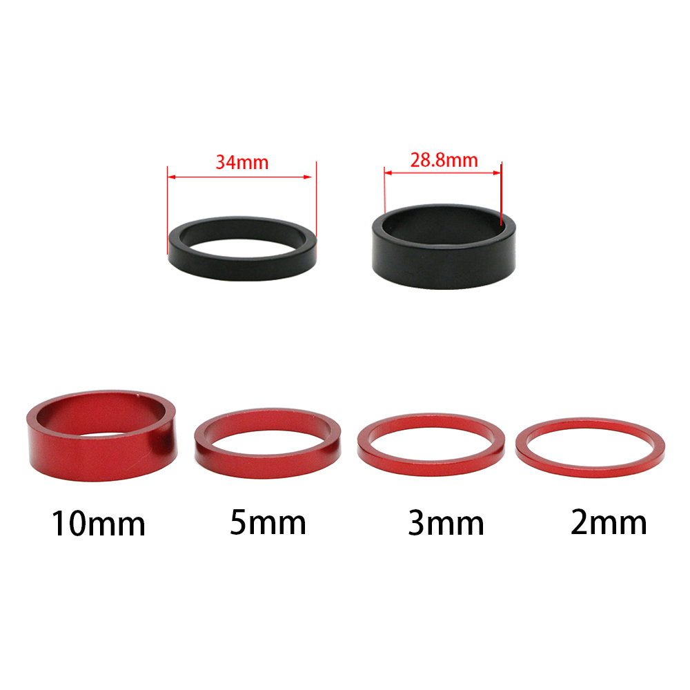 6Pcs/Set 10mm MTB Road Bike St - Bike Stem Riser 리뷰 및 가격