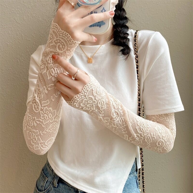 2026 Women's Floral Lace Arm S - Cycling Glove 리뷰 및 가격