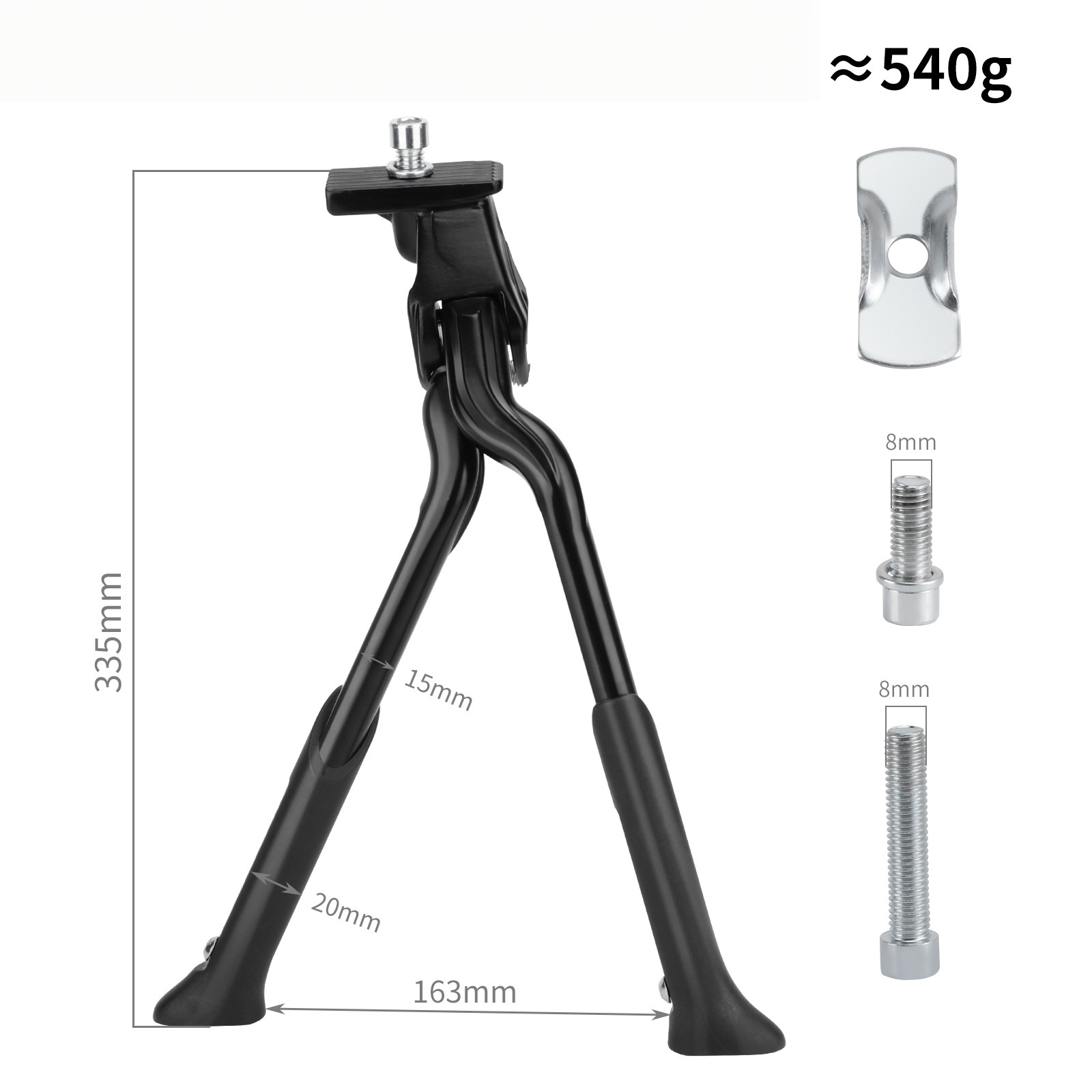 1pc U Bike Kickstand Adjustabl - Cycle Zone 리뷰 및 가격