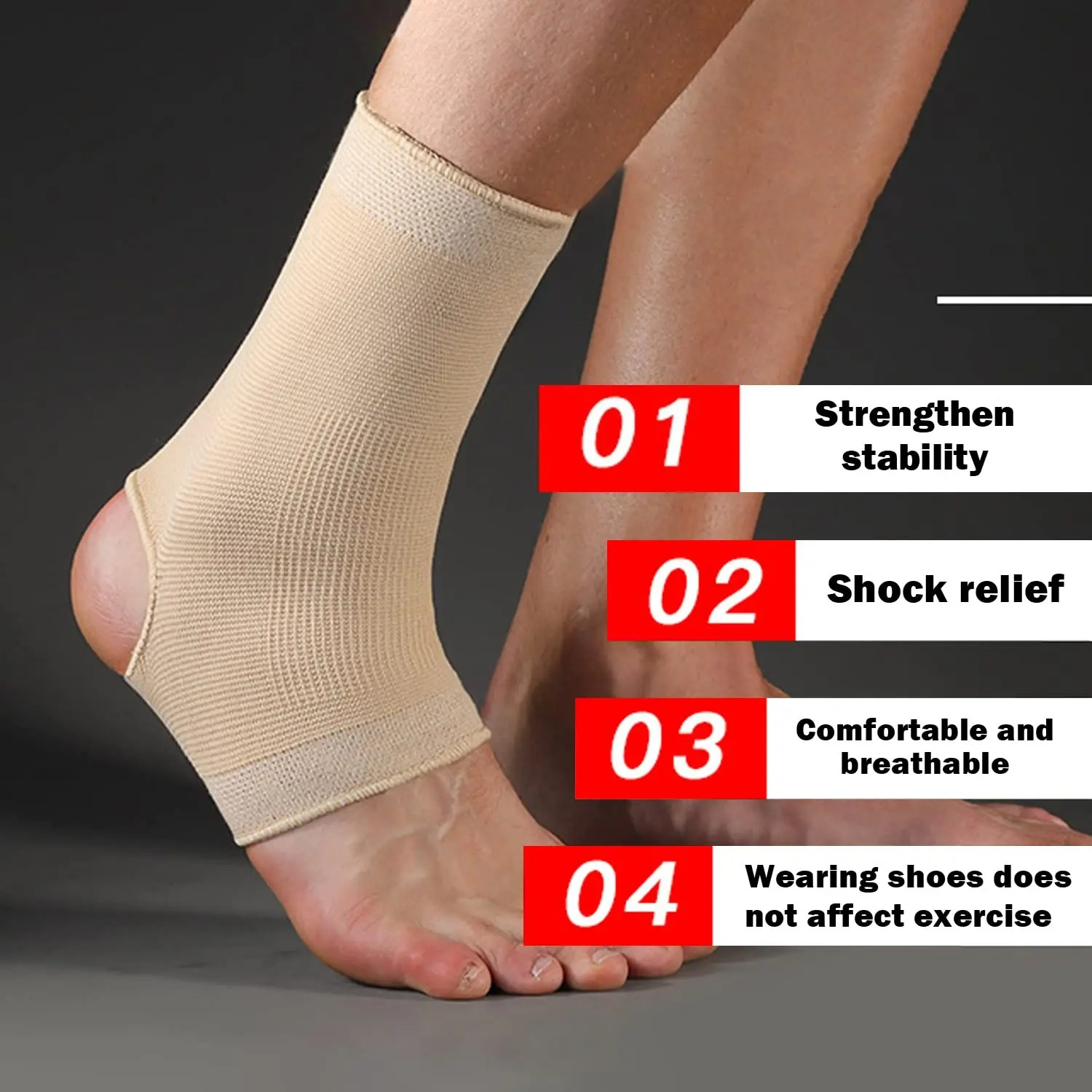 1pc Skin Color Sports Ankle Su - Cycling Gears 리뷰 및 가격