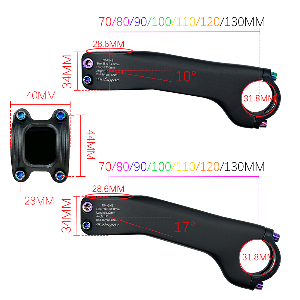 BALUGOE Carbon Fiber Internal  - Bike Stem Riser 리뷰 및 가격