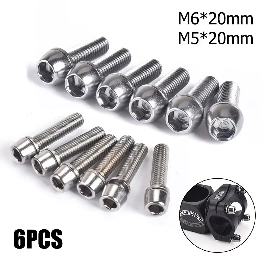 6pcs/set Bicycle Handlebar Scr - Bike Stem Riser 리뷰 및 가격