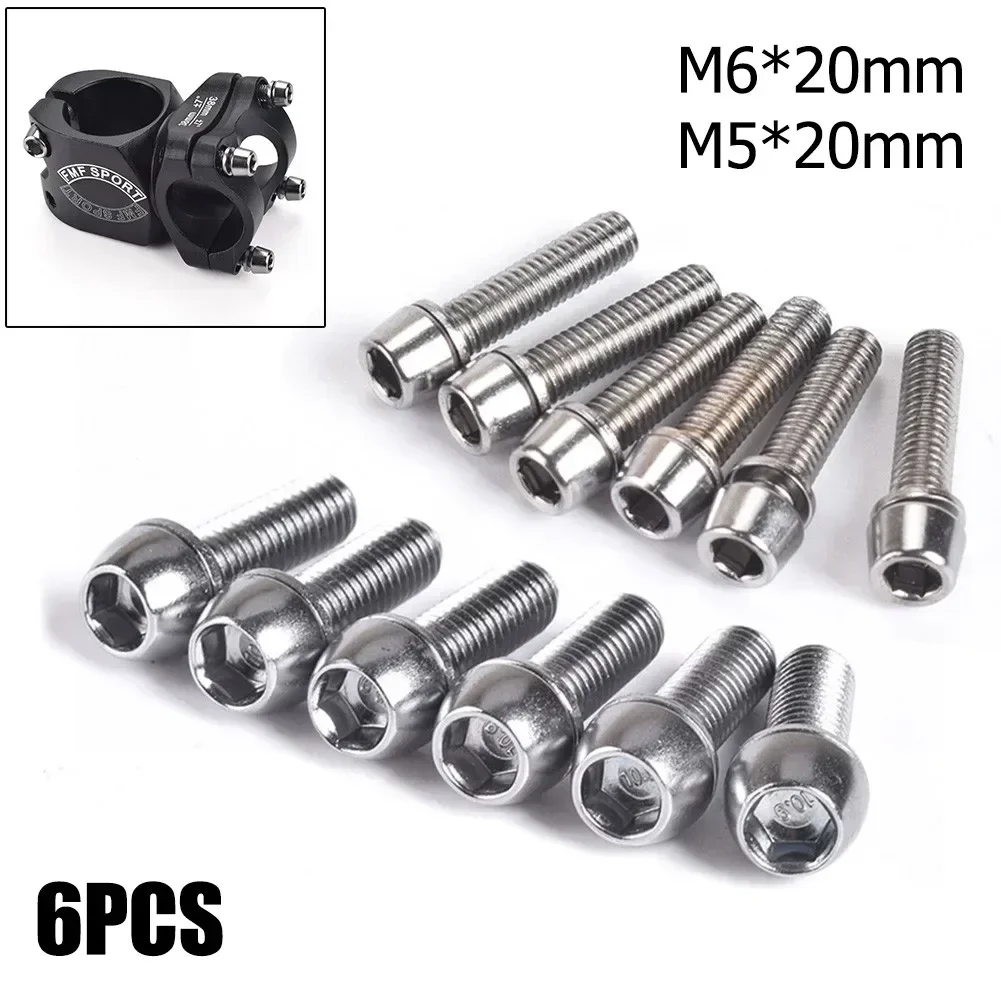 6pcs/set Bicycle Handlebar Scr - Bike Stem Riser 리뷰 및 가격