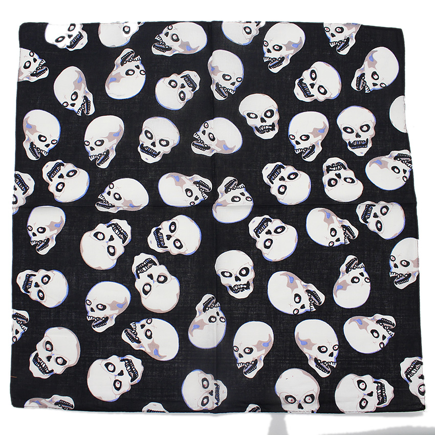 Skull Bandana Square Scarf 100 - Cycle Zone 리뷰 및 가격