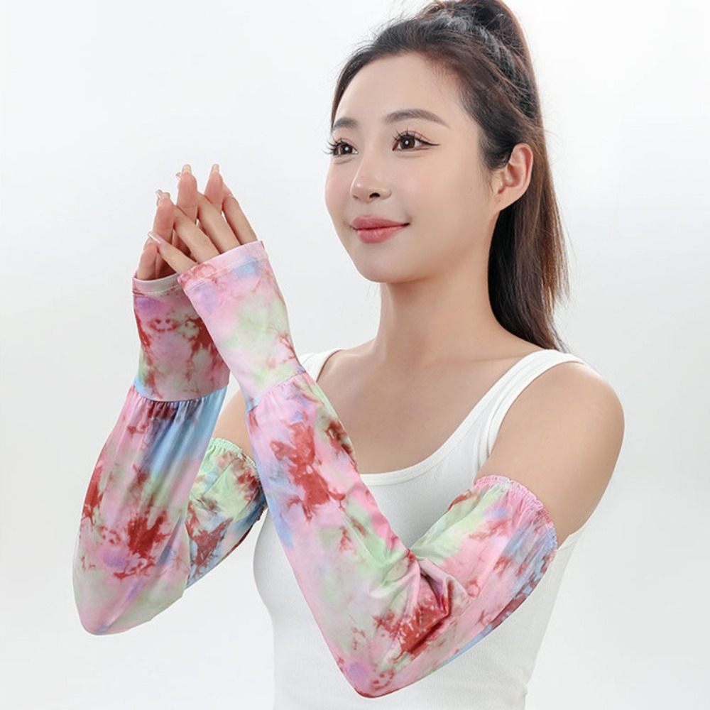 Breathable Tie Dyeing Long Ice - Cycling Glove 리뷰 및 가격