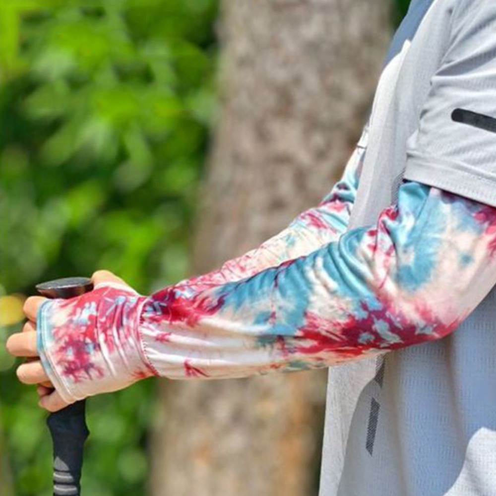 Breathable Tie Dyeing Long Ice - Cycling Glove 리뷰 및 가격
