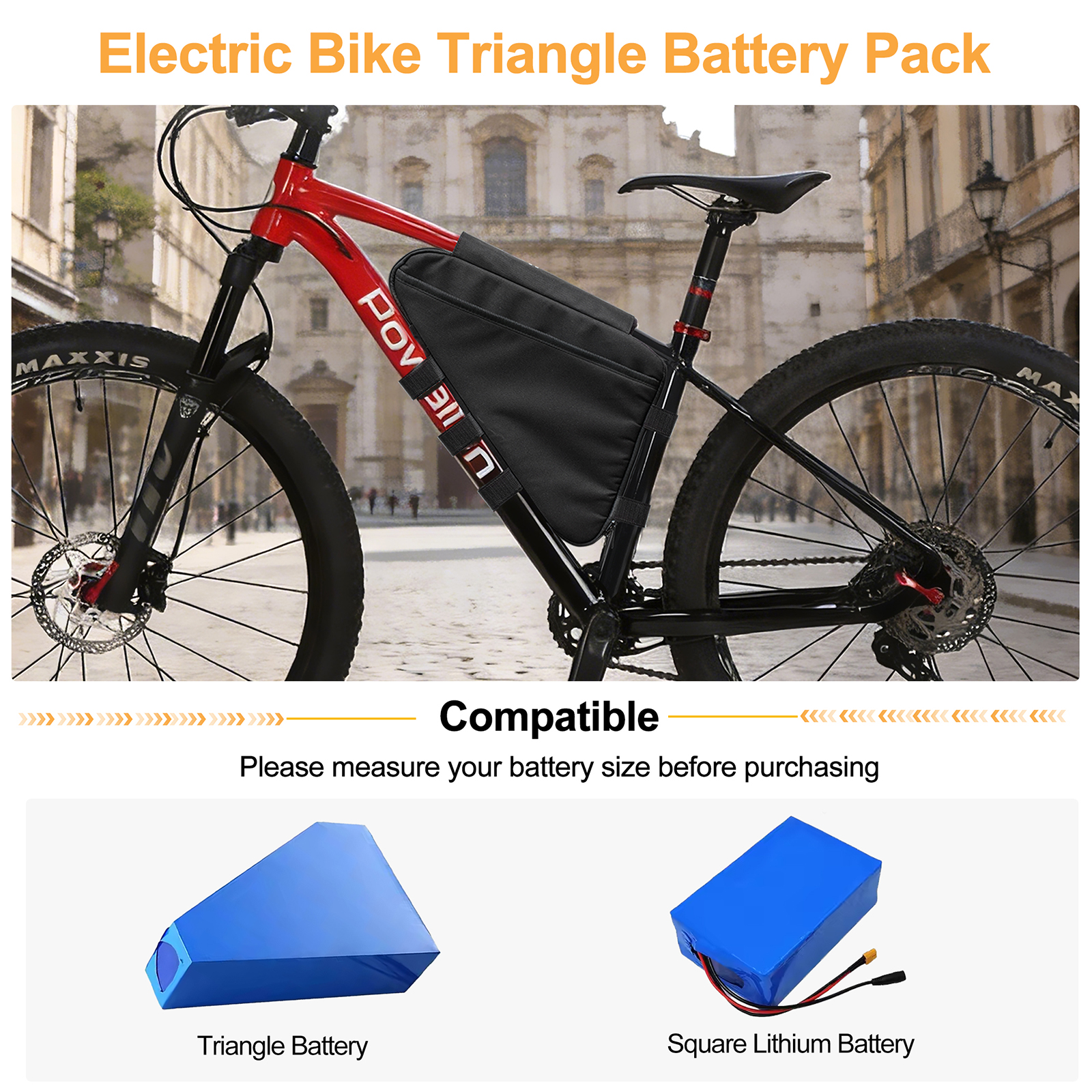 E-Bike Triangle Battery Bag Wa - Cycling Gear Travel Bag 리뷰 및 가격