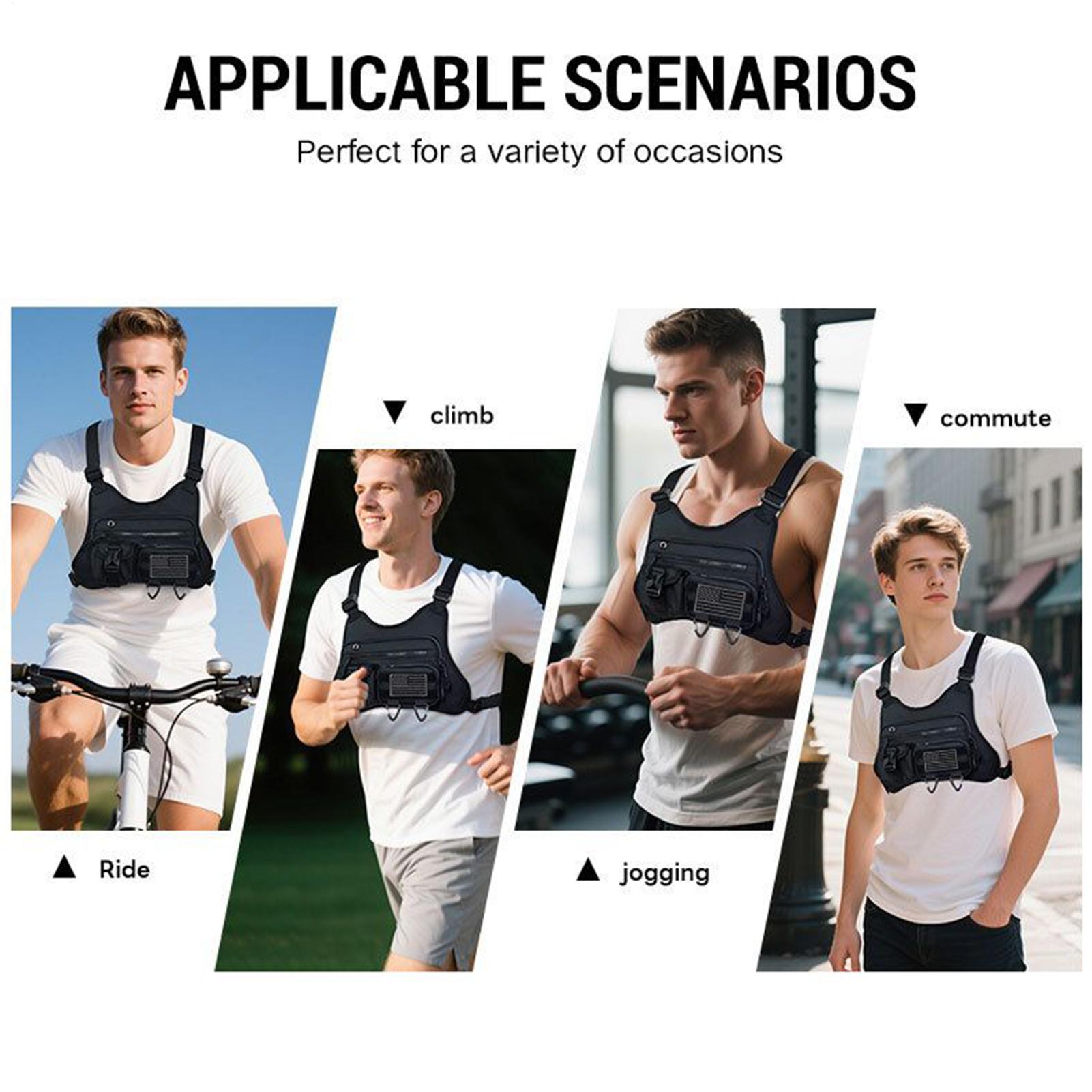 Running Chest Bag Running Vest - Cycling Gear Holder 리뷰 및 가격