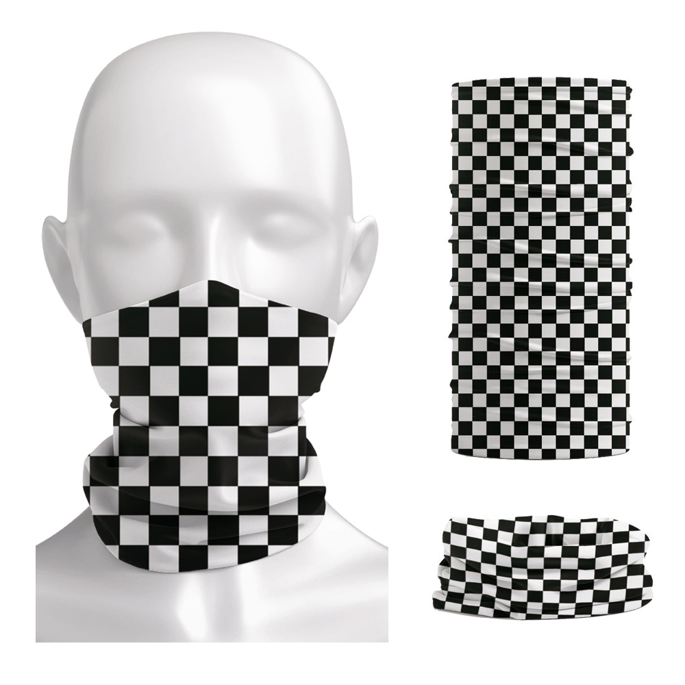 Checkered Ska Printed Headband - Cycling Gears 리뷰 및 가격